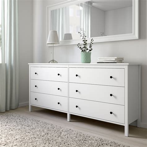 More from the MALM series. . Ikea white dresser